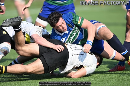 2022-03-20 Amatori Union Rugby Milano-Rugby CUS Milano Serie B 3350